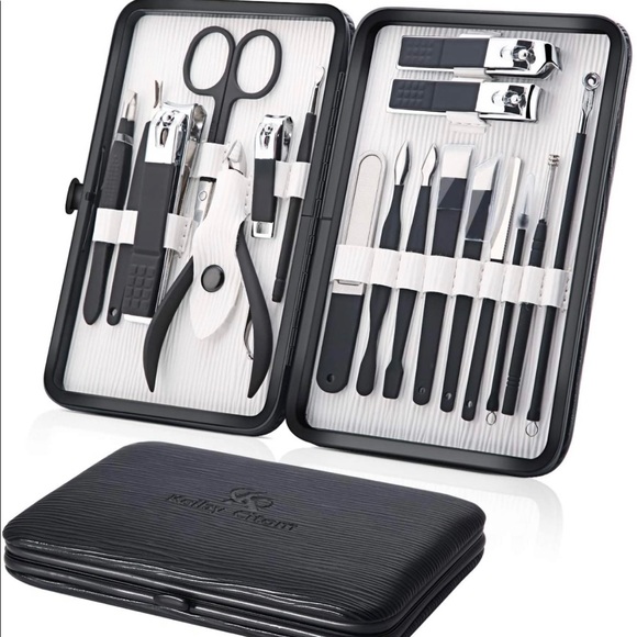 Men's 15 piece Professional Stainless Steel Nail Clipper Travel